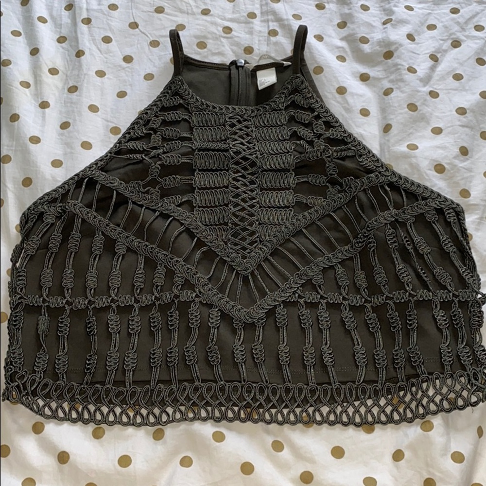 Forest green crop